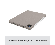 Logitech Combo Touch iPad Pro 11" (1., 2., 3 i 4 gen) piaskowy - 678732 - zdjęcie 8